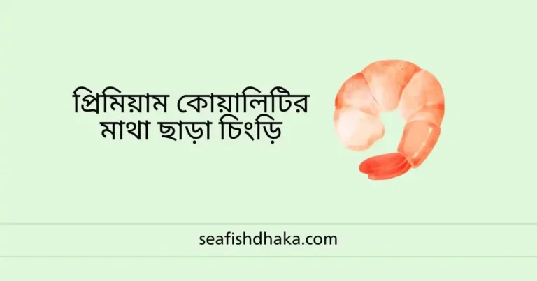 প্রিমিয়াম কোয়ালিটির মাথা ছাড়া চিংড়ি