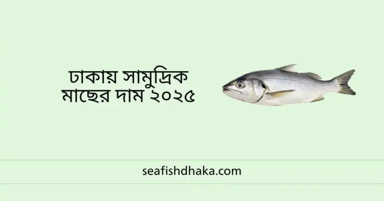 ঢাকায় সামুদ্রিক মাছের দাম ২০২৫