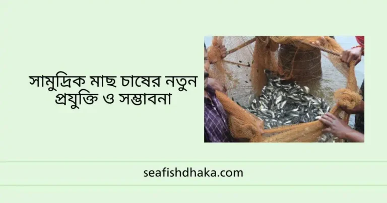সামুদ্রিক মাছ চাষের নতুন প্রযুক্তি ও সম্ভাবনা